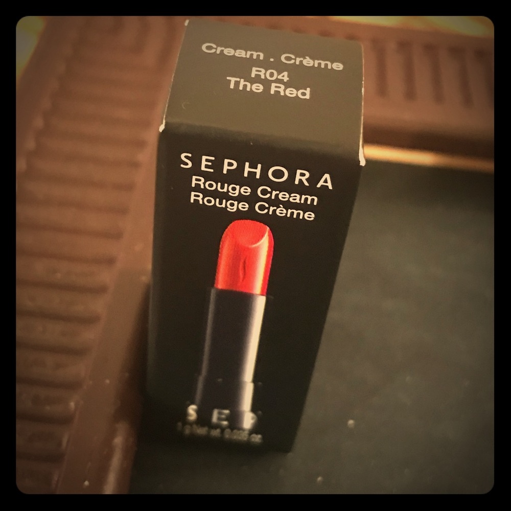Mini Sephora Rouge Cream Lipstick in Red